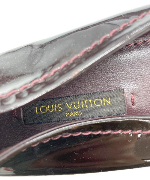 LOUIS VUITTON（ルイ ヴィトン）LOUIS VUITTON (ルイ ヴィトン) パテントドライビングシューズ ブラウン サイズ:SIZE 36(22.5~23)の古着・服飾アイテム