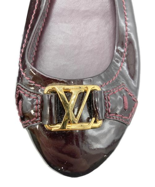 LOUIS VUITTON（ルイ ヴィトン）LOUIS VUITTON (ルイ ヴィトン) パテントドライビングシューズ ブラウン サイズ:SIZE 36(22.5~23)の古着・服飾アイテム