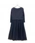 KUMIKYOKU (クミキョク) ワンピース ネイビー サイズ:SIZE 3：6000円