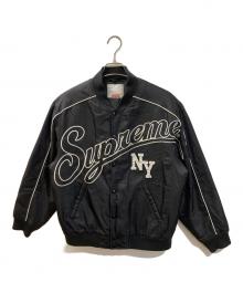 SUPREME（シュプリーム）の古着「Contrast Script Varsity Jacket」｜ブラック