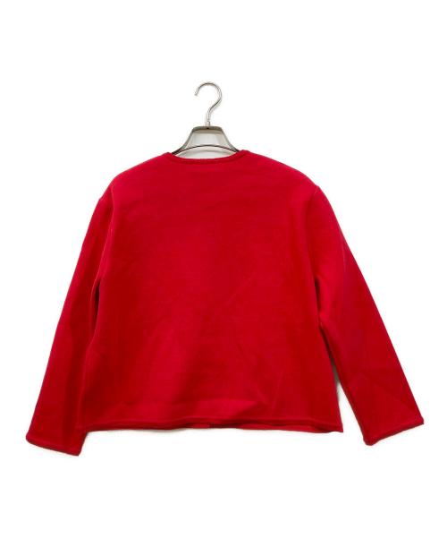SLOBE IENA（スローブ イエナ）SLOBE IENA (スローブ イエナ) ダブルフェイスニットジャケット レッド サイズ:Freeの古着・服飾アイテム