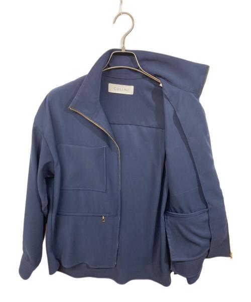CULLNI（クルニ）CULLNI (クルニ) ZIP STAND SHIRT ネイビー サイズ:1の古着・服飾アイテム