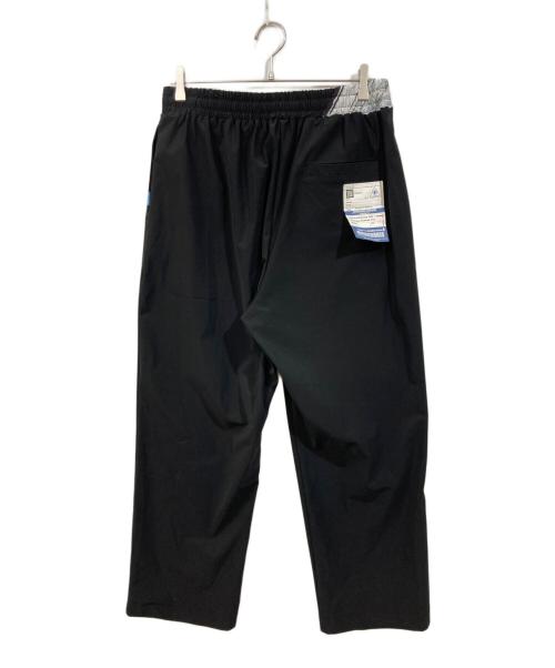 Maison MIHARA YASUHIRO（メゾン ミハラ ヤスヒロ）Maison MIHARA YASUHIRO (メゾン ミハラ ヤスヒロ) スカーフ ドッキング イージーパンツ ブラック サイズ:	SIZE 46の古着・服飾アイテム