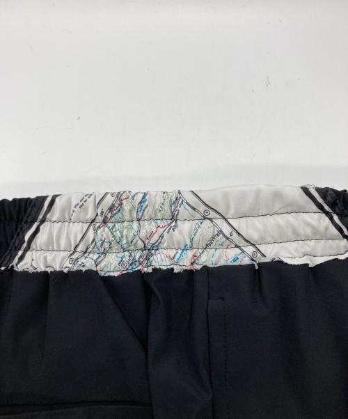 Maison MIHARA YASUHIRO（メゾン ミハラ ヤスヒロ）Maison MIHARA YASUHIRO (メゾン ミハラ ヤスヒロ) スカーフ ドッキング イージーパンツ ブラック サイズ:	SIZE 46の古着・服飾アイテム