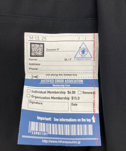 Maison MIHARA YASUHIRO（メゾン ミハラ ヤスヒロ）Maison MIHARA YASUHIRO (メゾン ミハラ ヤスヒロ) スカーフ ドッキング イージーパンツ ブラック サイズ:	SIZE 46の古着・服飾アイテム