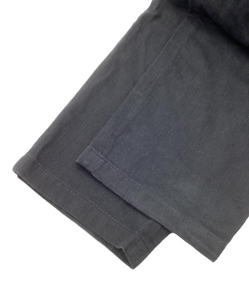 YOHJI YAMAMOTO（ヨウジヤマモト）YOHJI YAMAMOTO (ヨウジヤマモト) コットンテーパードパンツ ブラック サイズ:SIZE 2の古着・服飾アイテム
