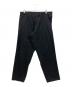 YOHJI YAMAMOTO（ヨウジヤマモト）の古着「コットンテーパードパンツ」｜ブラック