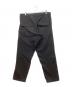 YOHJI YAMAMOTO (ヨウジヤマモト) コットンテーパードパンツ ブラック サイズ:SIZE 2：10000円
