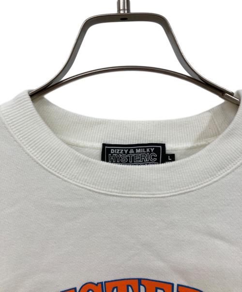 Hysteric Glamour（ヒステリックグラマー）Hysteric Glamour (ヒステリックグラマー) I DON'T CARE デビルガール スウェット ホワイト サイズ:SIZE Lの古着・服飾アイテム