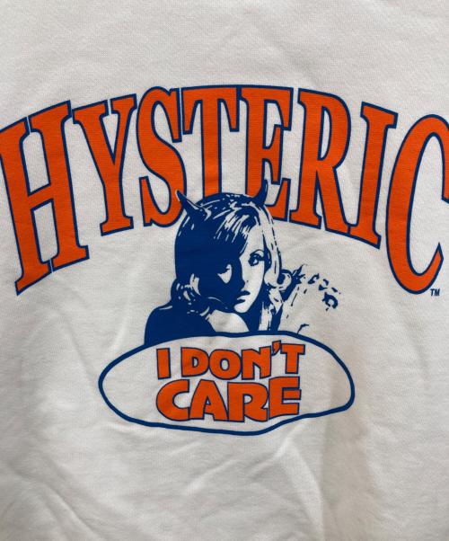 Hysteric Glamour（ヒステリックグラマー）Hysteric Glamour (ヒステリックグラマー) I DON'T CARE デビルガール スウェット ホワイト サイズ:SIZE Lの古着・服飾アイテム
