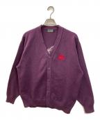 Hysteric Glamourヒステリックグラマー）の古着「VIXEN GIRL編込カーディガン」｜パープル