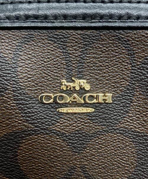 COACH（コーチ）COACH (コーチ) シグネチャー ショルダーバッグ ブラウンの古着・服飾アイテム