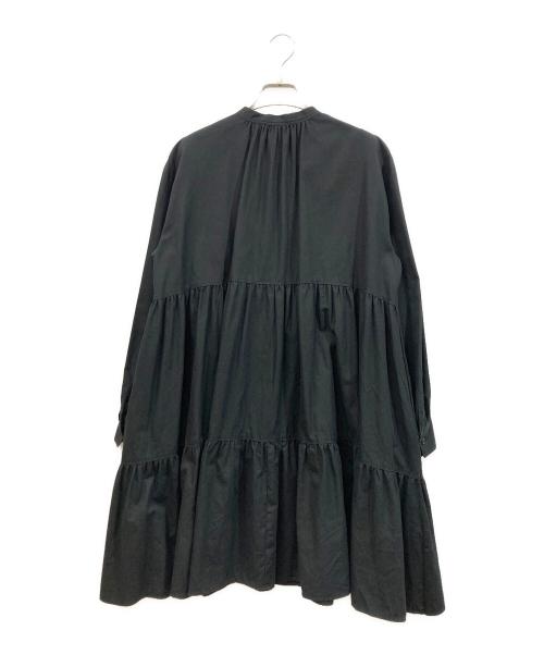 UNITED ARROWS（ユナイテッドアローズ）UNITED ARROWS (ユナイテッドアローズ) コットンティアードミニワンピース ブラック サイズ:SIZE 38の古着・服飾アイテム