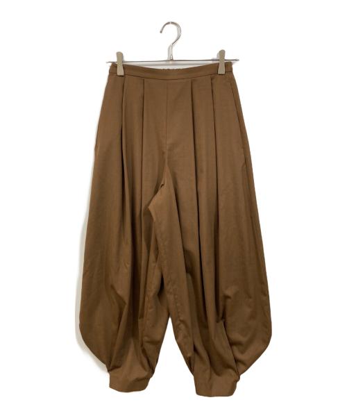 ENFOLD（エンフォルド）ENFOLD (エンフォルド) W/PEトロピカル Vase TROUSERS ブラウン サイズ:	SIZE 36の古着・服飾アイテム