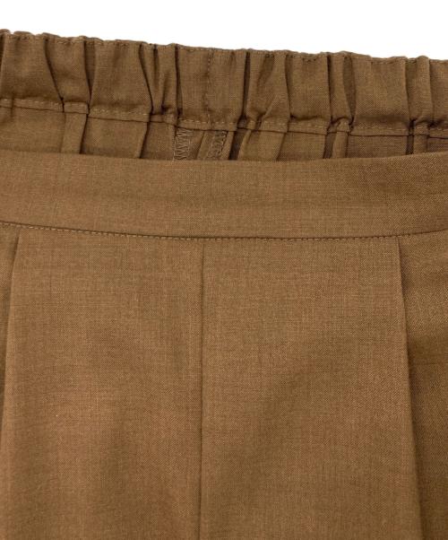 ENFOLD（エンフォルド）ENFOLD (エンフォルド) W/PEトロピカル Vase TROUSERS ブラウン サイズ:	SIZE 36の古着・服飾アイテム