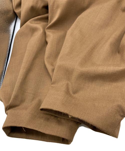 ENFOLD（エンフォルド）ENFOLD (エンフォルド) W/PEトロピカル Vase TROUSERS ブラウン サイズ:	SIZE 36の古着・服飾アイテム