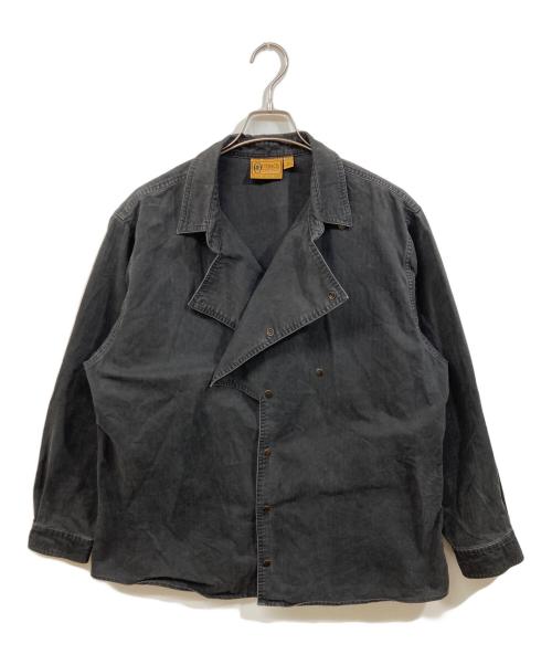 OUTBACK（アウトバッグ）OUTBACK (アウトバッグ) 古着デザインスナップシャツ ブラック サイズ:	SIZE Lの古着・服飾アイテム