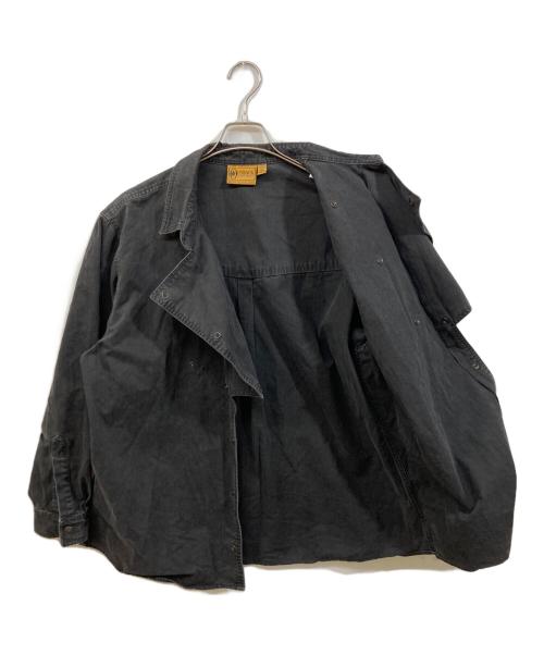 OUTBACK（アウトバッグ）OUTBACK (アウトバッグ) 古着デザインスナップシャツ ブラック サイズ:	SIZE Lの古着・服飾アイテム