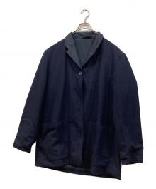 DRIES VAN NOTEN（ドリスヴァンノッテン）の古着「リバーシブルコート」｜ネイビー