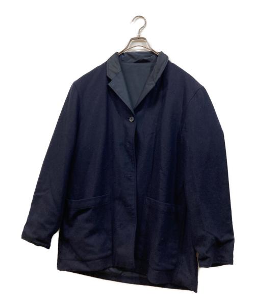DRIES VAN NOTEN（ドリスヴァンノッテン）DRIES VAN NOTEN (ドリスヴァンノッテン) リバーシブルコート ネイビー サイズ:48の古着・服飾アイテム