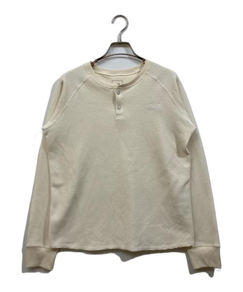 THE NORTH FACE（ザ ノース フェイス）THE NORTH FACE (ザ ノース フェイス) Free Run Waffle Crew アイボリー サイズ:	SIZE Lの古着・服飾アイテム