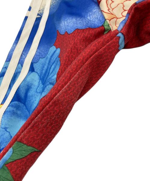 adidas Originals（アディダスオリジナル）adidas originals (アディダスオリジナル) フラワープリント トラックジャケット ジャージ ブルゾン レッド サイズ:	SIZE Sの古着・服飾アイテム