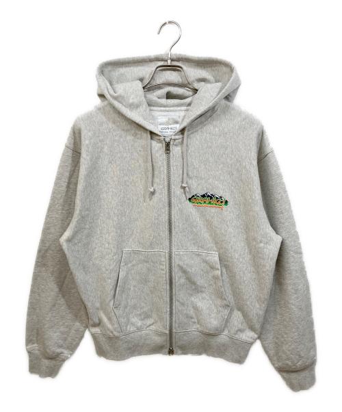 GRAMICCI（グラミチ）GRAMICCI (グラミチ) MOUNTAINEERING ZIP HOODED SWEATSHIRT グレー サイズ:SIZE Lの古着・服飾アイテム