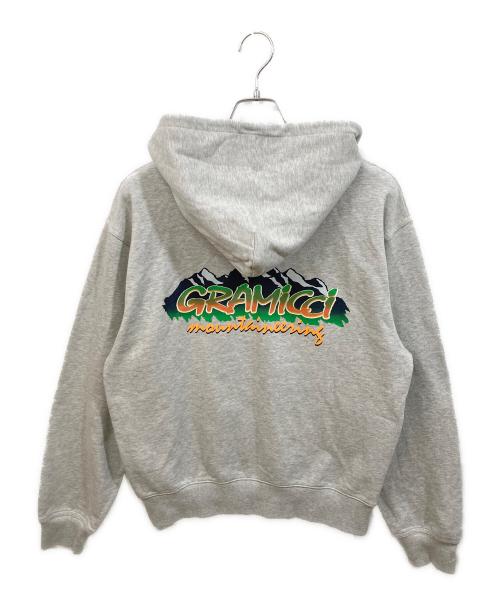 GRAMICCI（グラミチ）GRAMICCI (グラミチ) MOUNTAINEERING ZIP HOODED SWEATSHIRT グレー サイズ:SIZE Lの古着・服飾アイテム