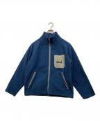 HUMAN MADEヒューマンメイド）の古着「OUTDOOR FLEECE JACKET」｜ネイビー