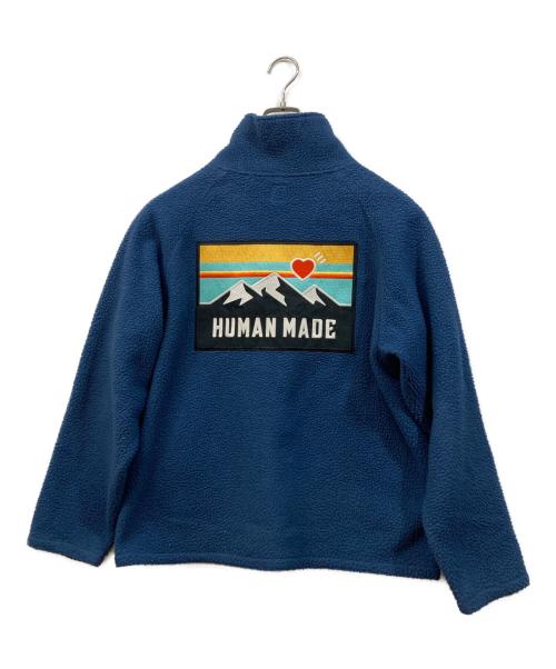 HUMAN MADE（ヒューマンメイド）HUMAN MADE (ヒューマンメイド) OUTDOOR FLEECE JACKET ネイビー サイズ:Sの古着・服飾アイテム