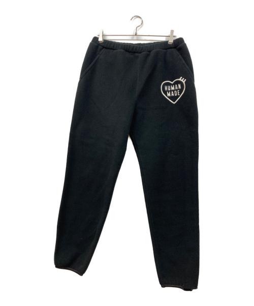 HUMAN MADE（ヒューマンメイド）HUMAN MADE (ヒューマンメイド) FLEECE PANTS ブラック サイズ:Lの古着・服飾アイテム