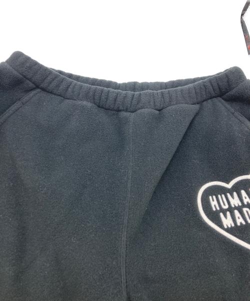 HUMAN MADE（ヒューマンメイド）HUMAN MADE (ヒューマンメイド) FLEECE PANTS ブラック サイズ:Lの古着・服飾アイテム