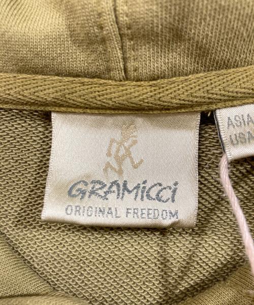 GRAMICCI（グラミチ）GRAMICCI (グラミチ) TRUCK HOODED SWEATSHIRT グリーン サイズ:SIZE Lの古着・服飾アイテム
