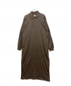 BLURHMSブラームス）の古着「Classic Rugby Dressワンピース」｜ブラウン
