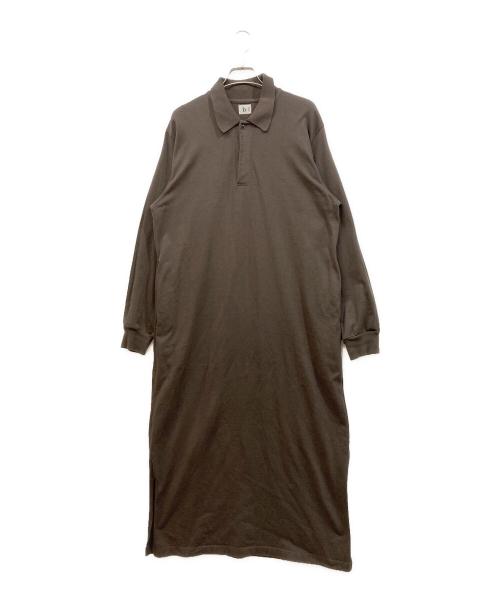 BLURHMS（ブラームス）BLURHMS (ブラームス) Classic Rugby Dressワンピース ブラウン サイズ:SIZE 0の古着・服飾アイテム