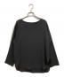 GALLARDA GALANTE（ガリャルダガランテ）の古着「ラウンドブラウスTee」｜ブラック