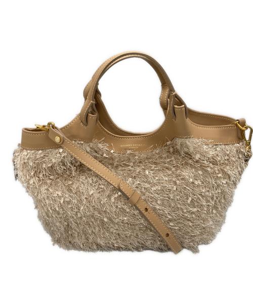 GIANNI CHIARINI（ジャンニ キアリーニ）GIANNI CHIARINI (ジャンニ キアリーニ) DUA 2WAYバッグ ベージュの古着・服飾アイテム