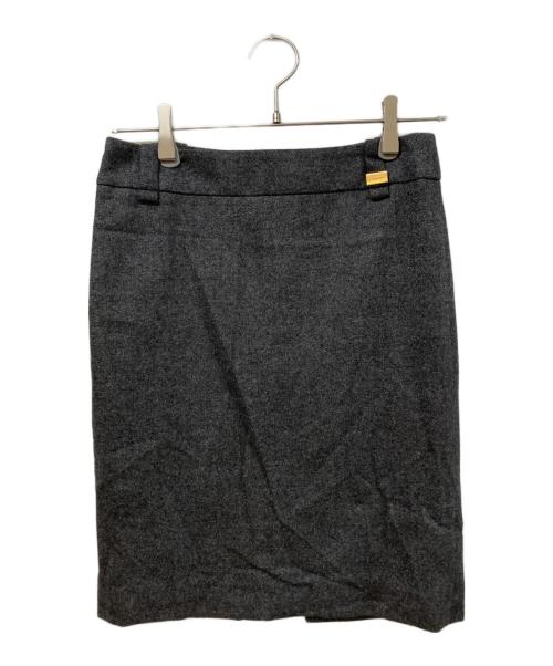 GUCCI（グッチ）GUCCI (グッチ) ウール カシミヤ タイトスカート グレー サイズ:SIZE 36の古着・服飾アイテム