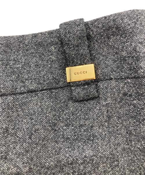 GUCCI（グッチ）GUCCI (グッチ) ウール カシミヤ タイトスカート グレー サイズ:SIZE 36の古着・服飾アイテム