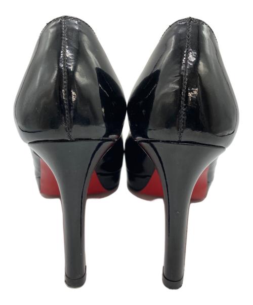 Christian Louboutin（クリスチャン・ルブタン）Christian Louboutin (クリスチャン・ルブタン) パテントレザーパンプス ブラック サイズ:	SIZE 35 1/2の古着・服飾アイテム