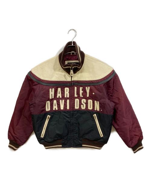 HARLEY-DAVIDSON（ハーレーダビッドソン）HARLEY-DAVIDSON (ハーレーダビッドソン) レザー切り替えジャケット マルチカラー サイズ:SIZE Mの古着・服飾アイテム