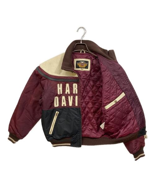 HARLEY-DAVIDSON（ハーレーダビッドソン）HARLEY-DAVIDSON (ハーレーダビッドソン) レザー切り替えジャケット マルチカラー サイズ:SIZE Mの古着・服飾アイテム