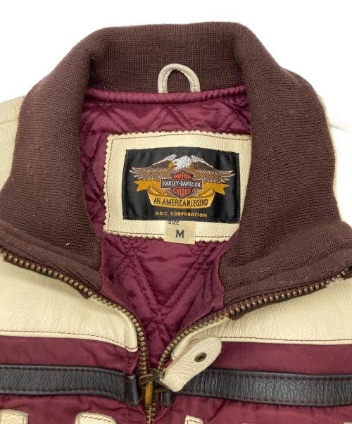HARLEY-DAVIDSON（ハーレーダビッドソン）HARLEY-DAVIDSON (ハーレーダビッドソン) レザー切り替えジャケット マルチカラー サイズ:SIZE Mの古着・服飾アイテム