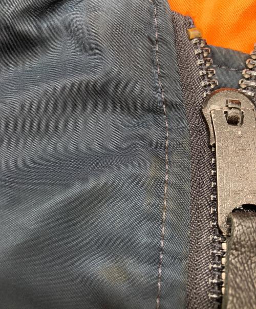 HARLEY-DAVIDSON（ハーレーダビッドソン）HARLEY-DAVIDSON (ハーレーダビッドソン) ALPHA INDUSTRIES (アルファインダストリーズ) MA-1ジャケット ネイビー サイズ:Lの古着・服飾アイテム