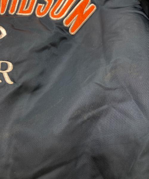 HARLEY-DAVIDSON（ハーレーダビッドソン）HARLEY-DAVIDSON (ハーレーダビッドソン) ALPHA INDUSTRIES (アルファインダストリーズ) MA-1ジャケット ネイビー サイズ:Lの古着・服飾アイテム