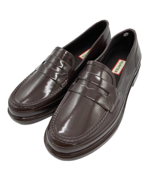 HUNTER（ハンター）HUNTER (ハンター) ペニーローファー ブラウン サイズ:	SIZE UK5の古着・服飾アイテム