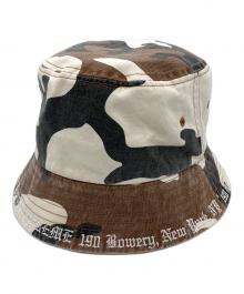 SUPREME（シュプリーム）の古着「Embroidered Brim Crusher」｜ベージュ