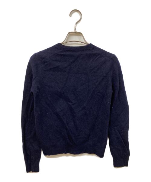PLAY COMME des GARCONS（プレイコムデギャルソン）PLAY COMME des GARCONS (プレイコムデギャルソン) ウールカーディガン ネイビー サイズ:	SIZE Mの古着・服飾アイテム