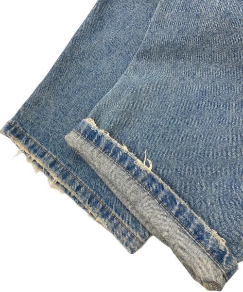masonprince（メゾンプリンス）MASONPRINCE (メゾンプリンス) ペイント加工デニムパンツ インディゴ サイズ:	SIZE 2の古着・服飾アイテム