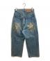 MASONPRINCE (メゾンプリンス) ペイント加工デニムパンツ インディゴ サイズ:	SIZE 2：7000円